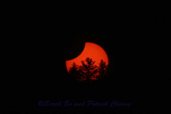 Solar Eclipse  May-20-2012 Sunset