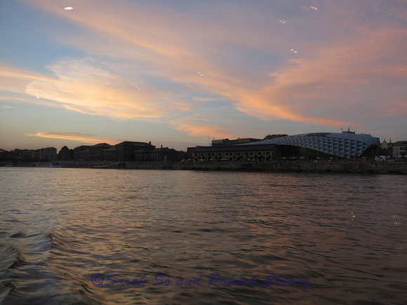 twilight in Budapest