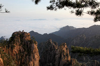Huang Shan-"Stone Monkey Gazing Over the  Sea of Cloud"