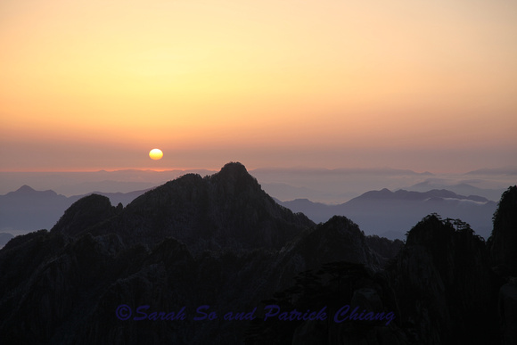 Huang Shan-"Sunrise over Sea of Clouds"
