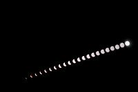 Lunar Eclipse 2015 partial exit segment