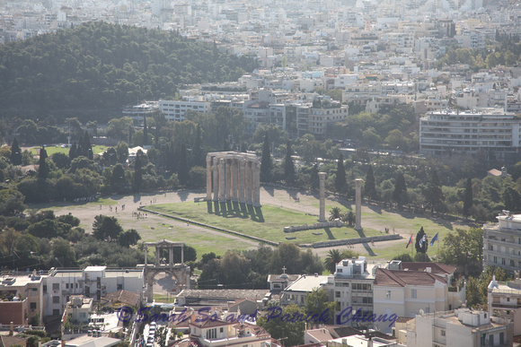 Temple of Zeus and Arch of Hadrian, Athens, Greece