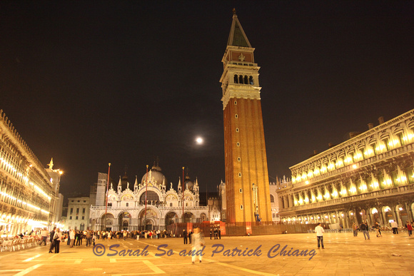 Venice, Italy - St. Mark's Square, Basilica and Campanile